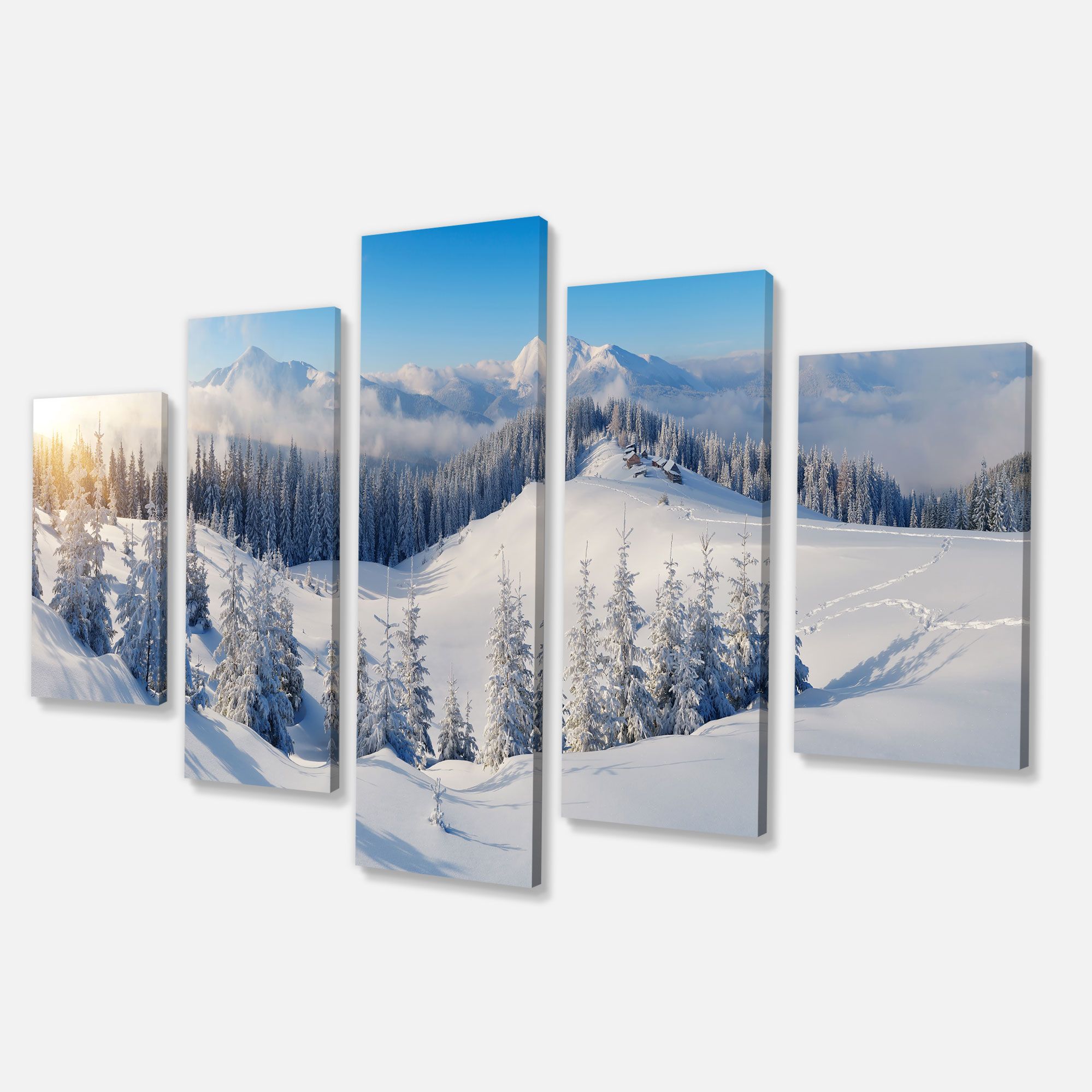 Toile « Winter Mountains Panorama