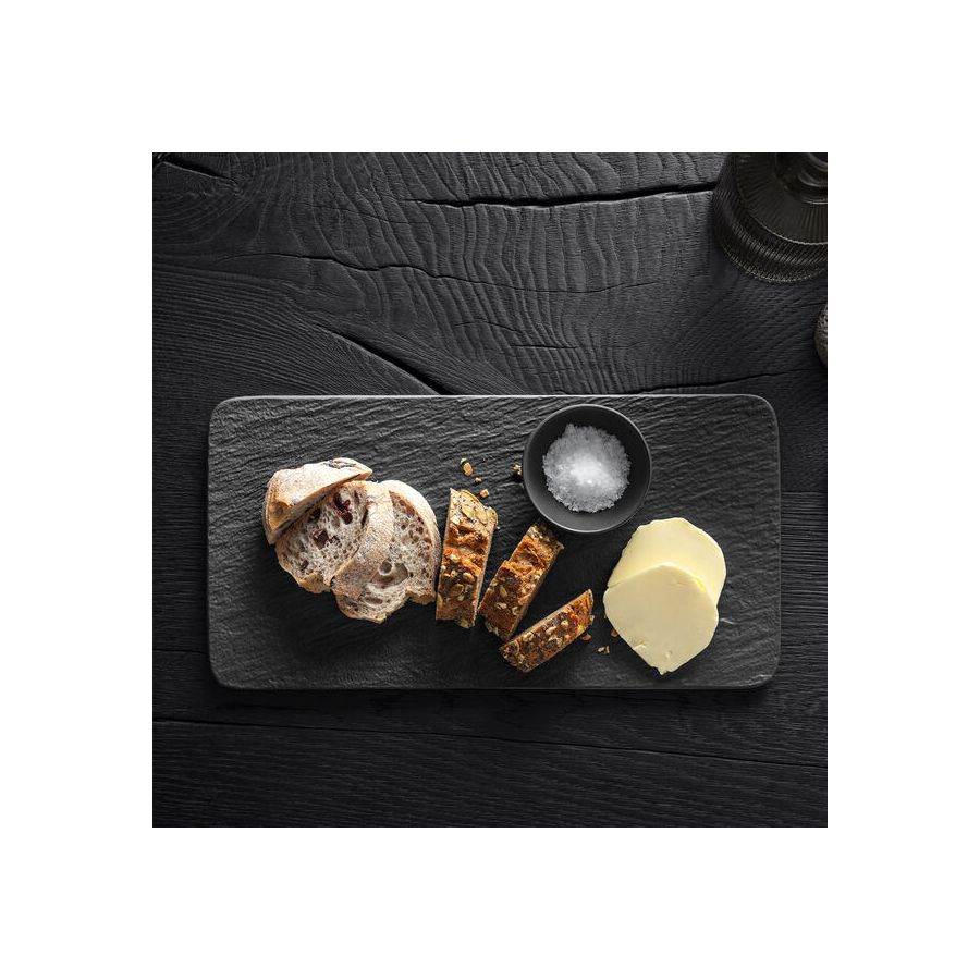 Manufacture Rock Serving Dish by Villeroy & Boch - Black