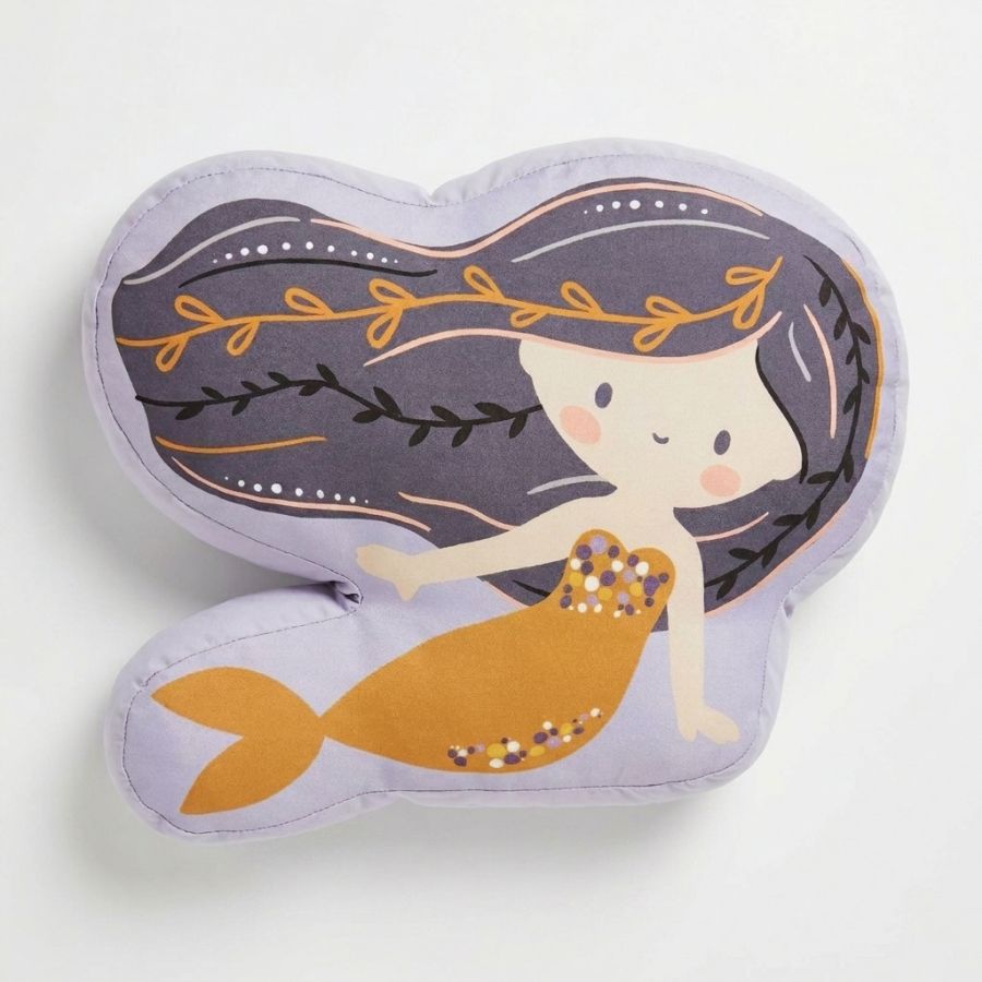 Mermaid Shaped Cushion