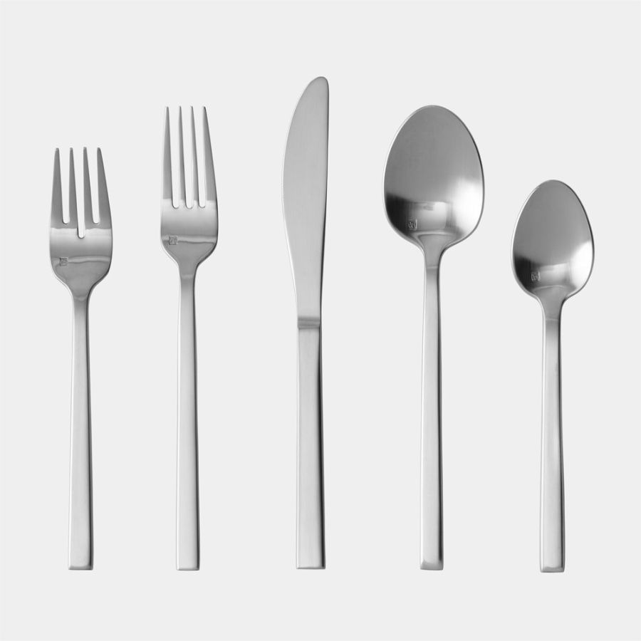 Arrezo Brushed Finish 20-Piece Flatware Set