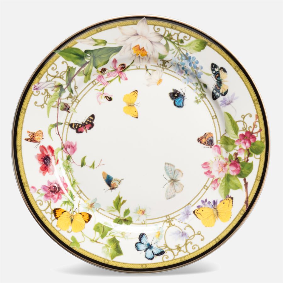 Butterfly Garden Cake Plate
