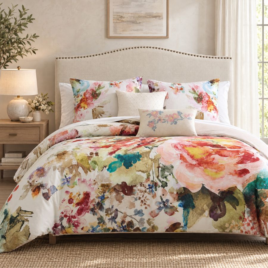Antique Flower Comforter Set