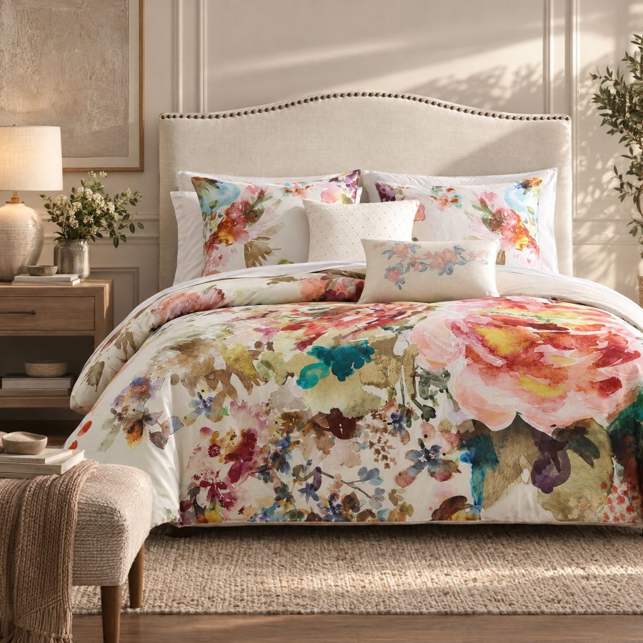 Antique Flower Duvet Cover Set