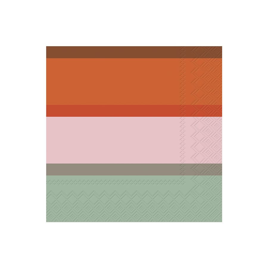 Hennika Orange Lunch Napkins, Pack of 20