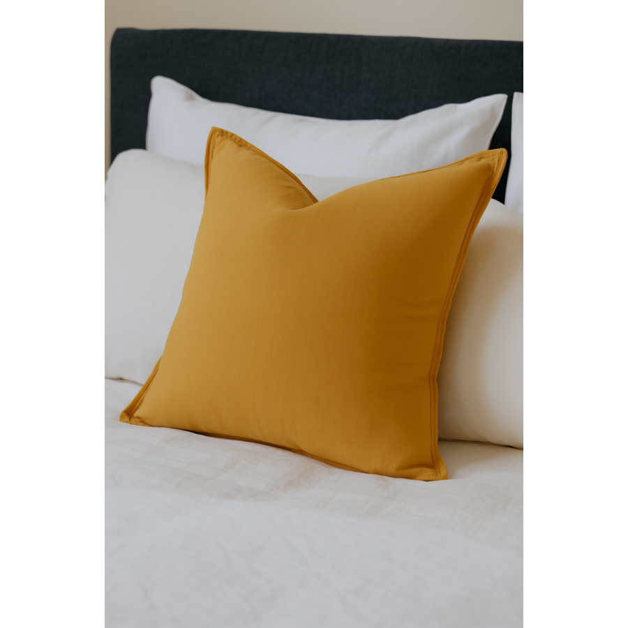 Brunelli Muslin Yellow European Sham