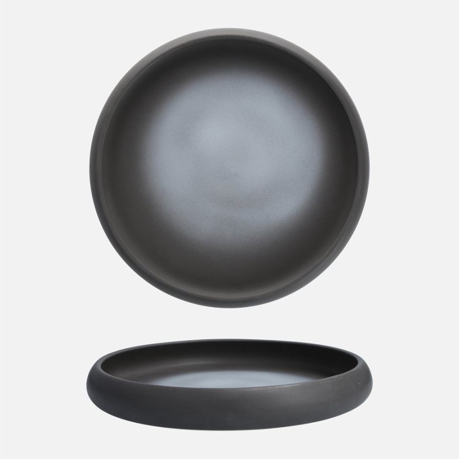 Cloudterre Arlo Serving Bowl - Charcoal