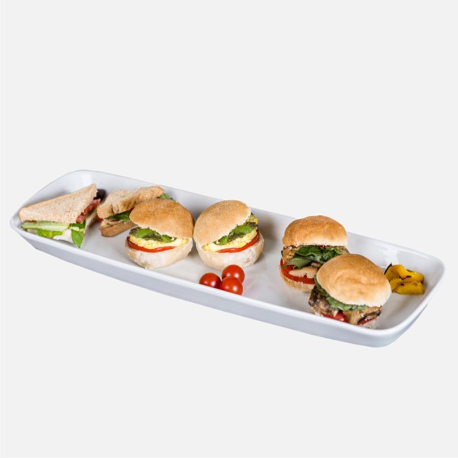 Lido Narrow Platter,  51 x 16cm - White