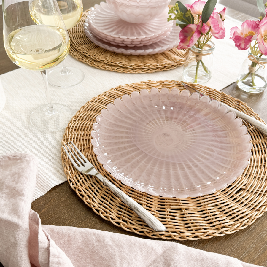 Rola Dinner Plate, 27cm - Pink