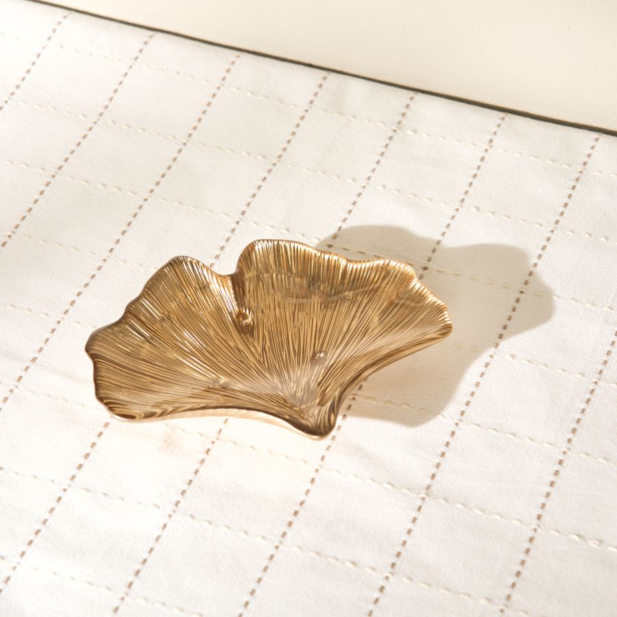 Ginko Dish - Gold 