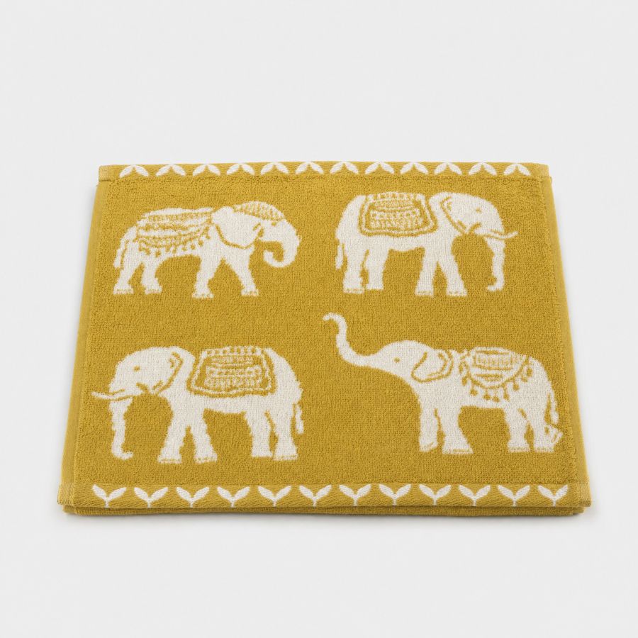 Elephants Hand Towel