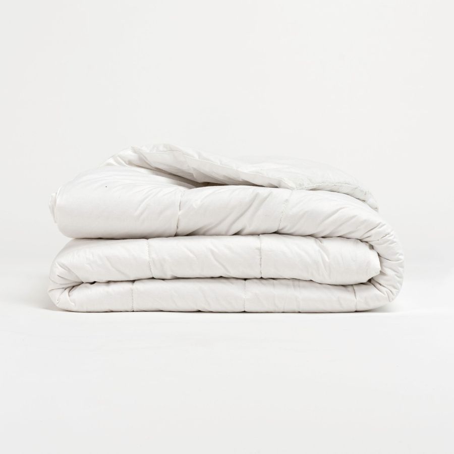 Couette blanche en soie mélangée Empire Silk