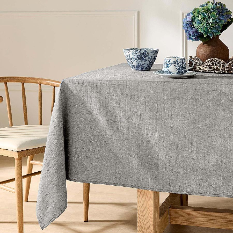 Nappe en simili-lin texturé