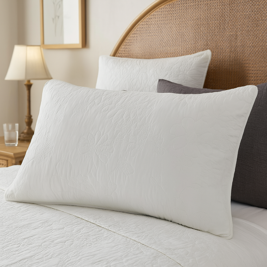 Flower Decorative Pillow Sham
