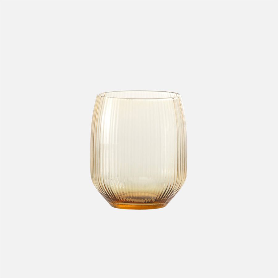 Fortessa Estiva Tumblers 518ml, Set of 4 - Gold/Ginger