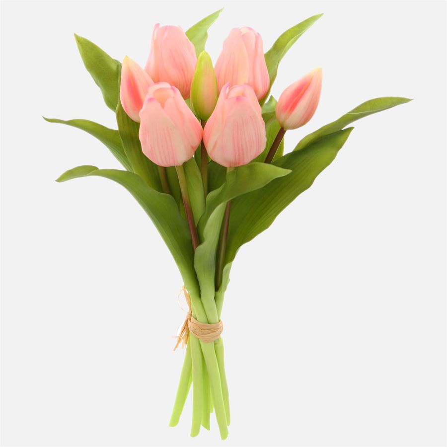 Artificial Tulip Bouquet - Pink