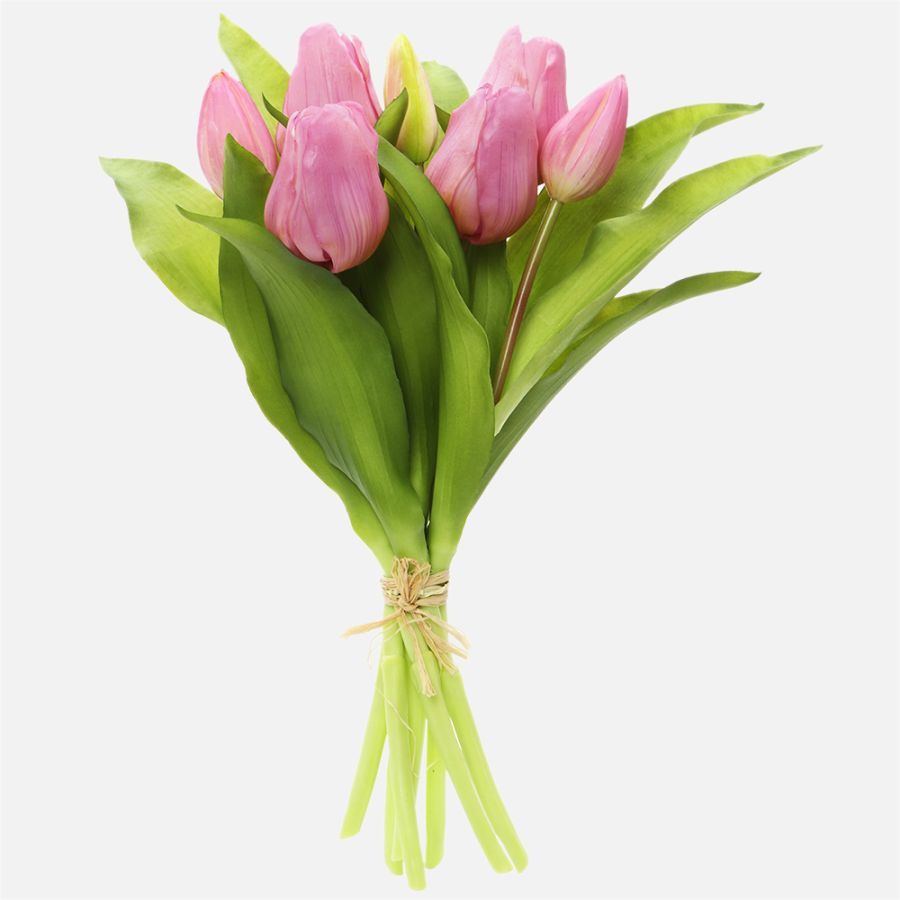 Artificial Tulip Bouquet - Purple