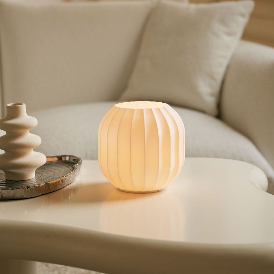 3D printed Lantern Lamp - White