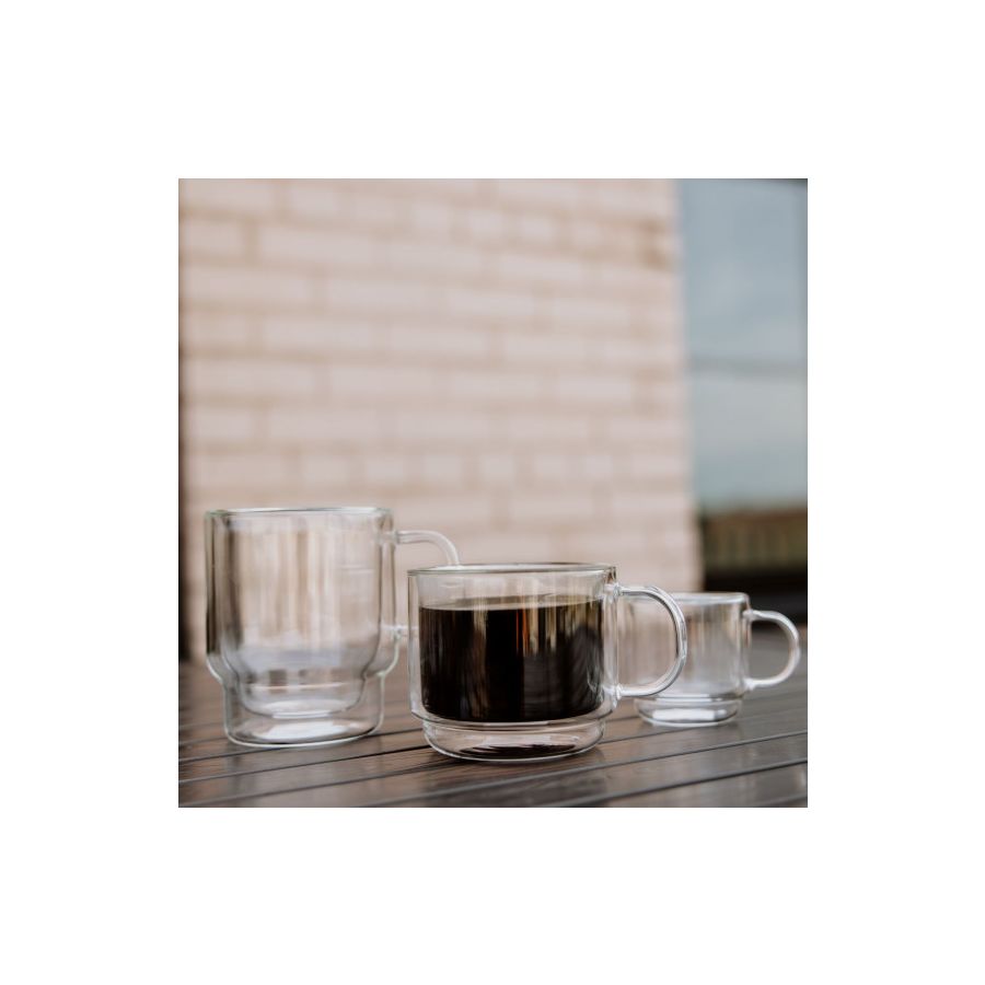 Double Double Stackable Espresso Cups by Brilliant