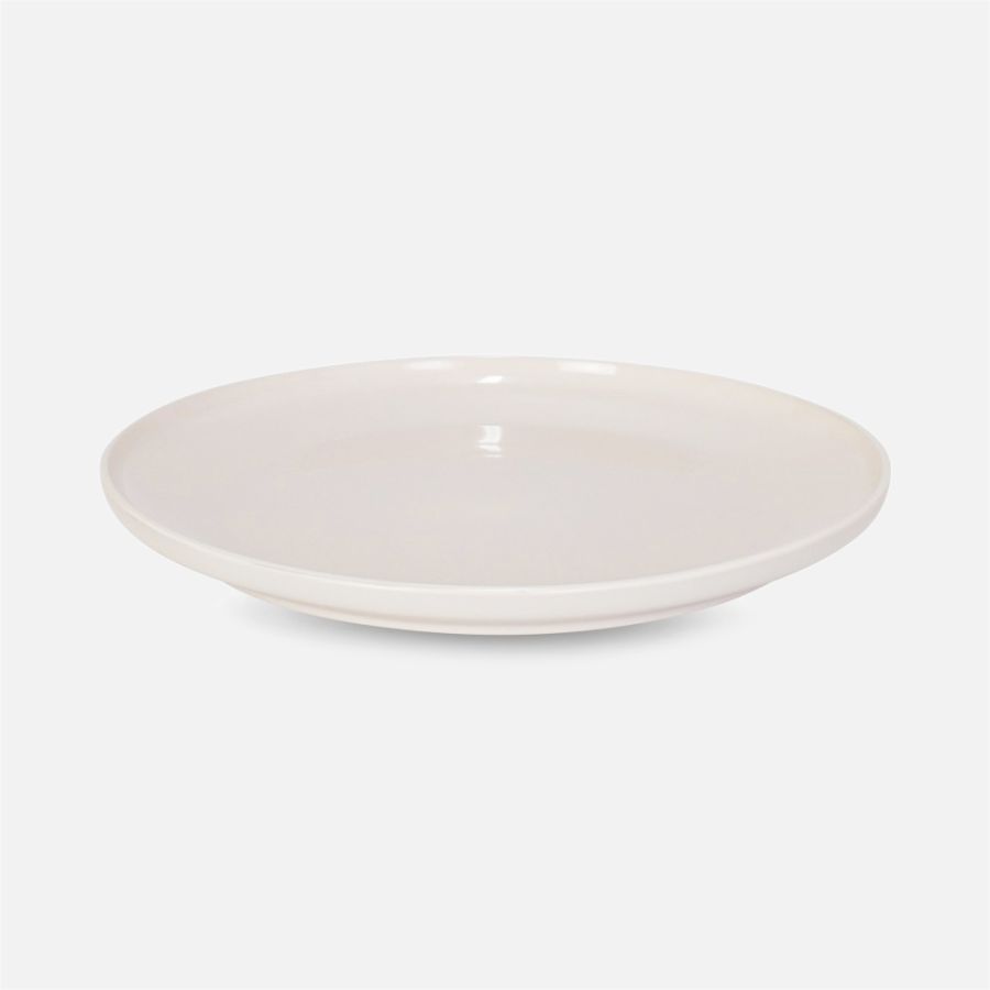 Briliant Hip Opal Salads Plates, Set of 4 - white