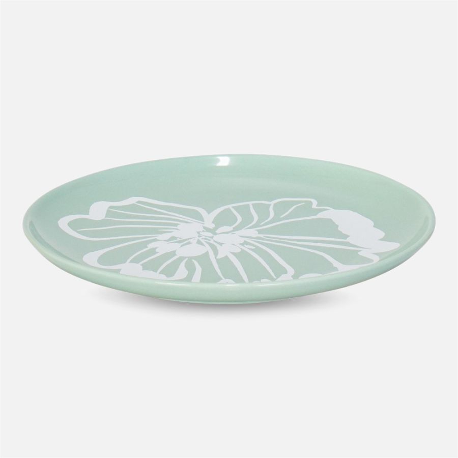 Brilliant Jardin Round Plate - 21.5cm, green  