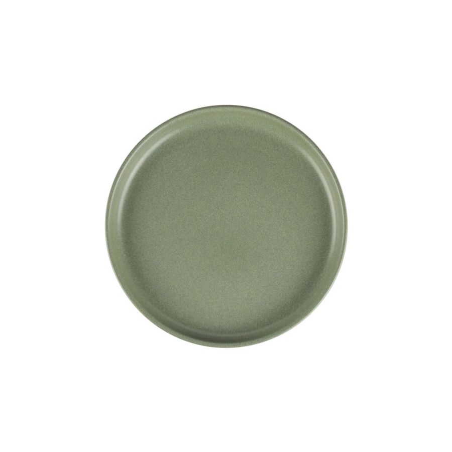 Assiette à dîner Uno par ICM - 22 cm, olive