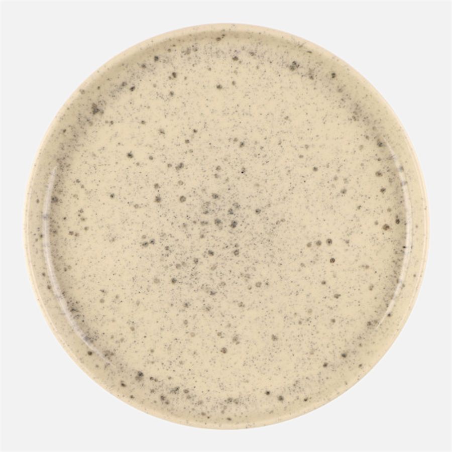 ICM Uno Speckle Plate - 28cm, Natural