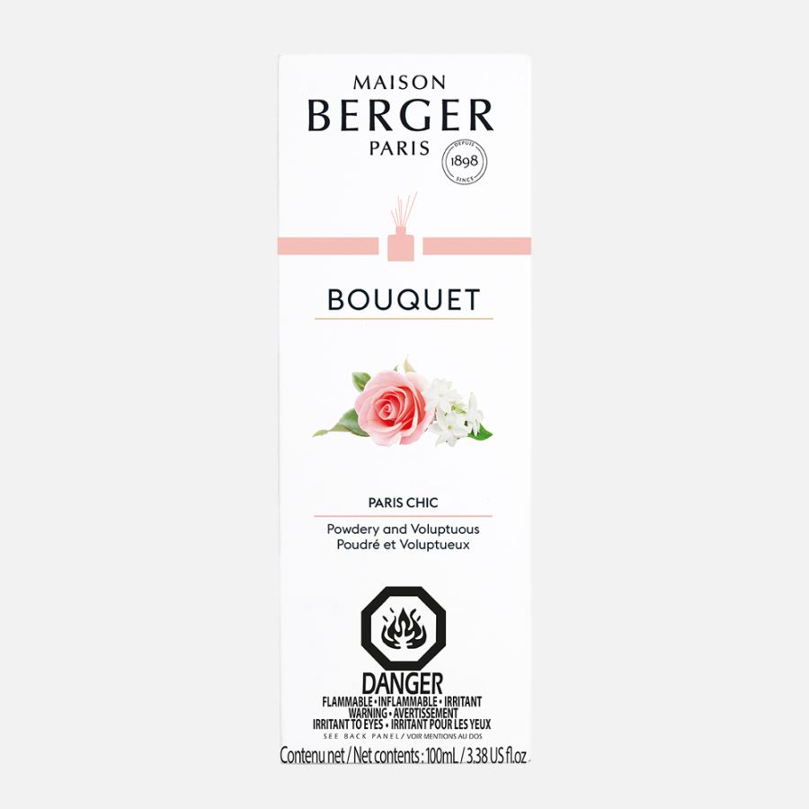 Ice Cube Scented Bouquet + 100ml Refill by Maison Berger Paris - Paris Chic
