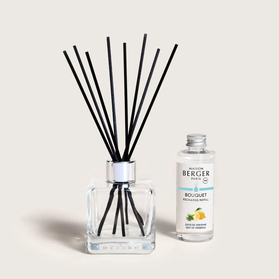 Ice Cube Scented Bouquet + 100ml Refill by Maison Berger Paris - Zest of Verbena