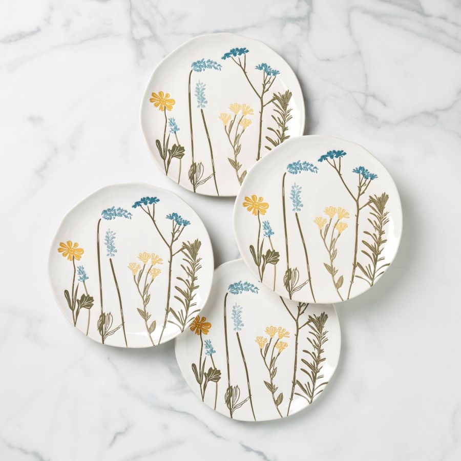 Wildflowers Accent Plates by Lenox, Set of 4