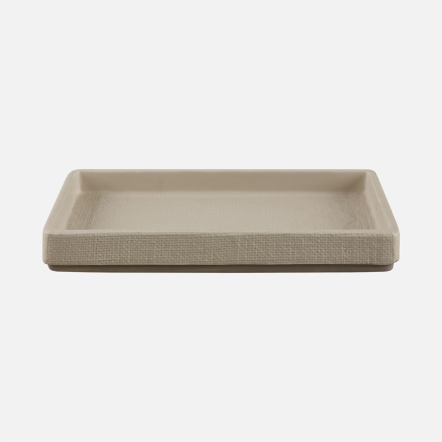 Cedar & Rose Linen Ceramic Tray