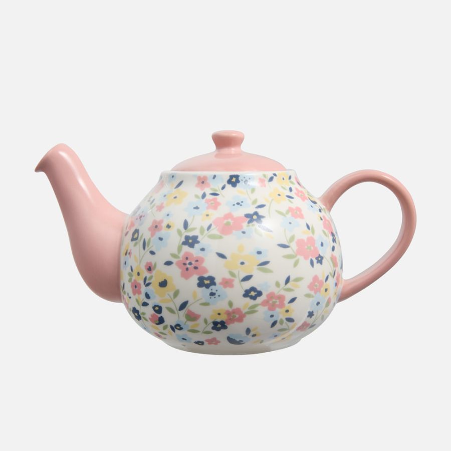 Maxwell & Williams Olde English Teapot, 1.1L - Pink/Floral