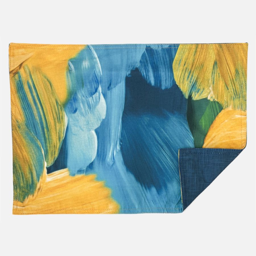 Azure Reversible Outdoor Placemat