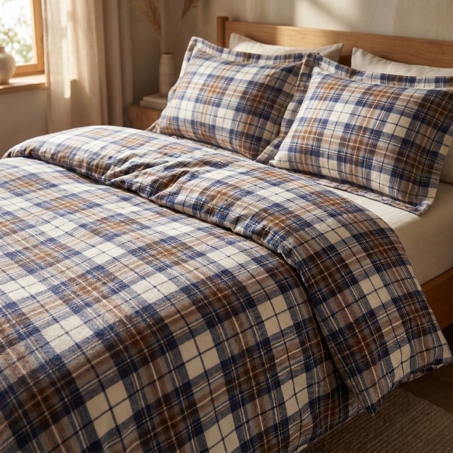 Ranch Flannel Duvet Cover Set