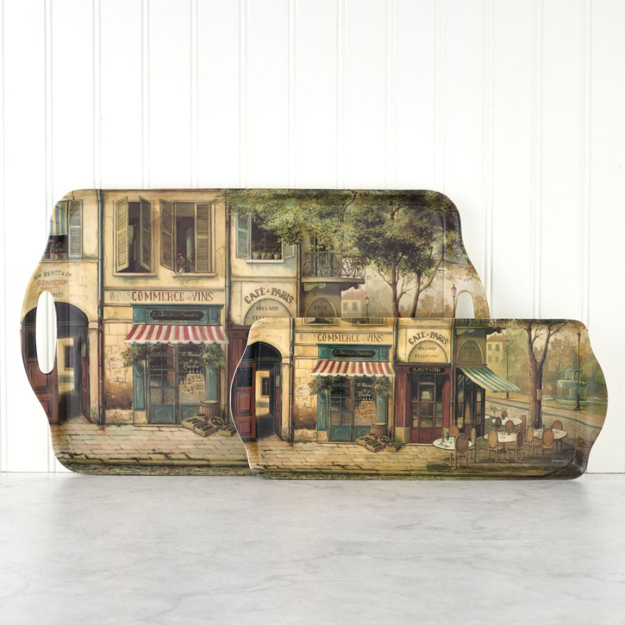 Royal Worcester Parisian Scene Serving Tray