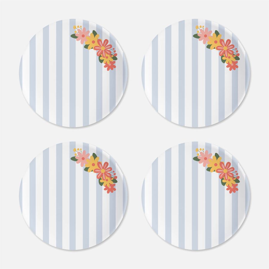 S&Co Assiettes, ensemble de 4