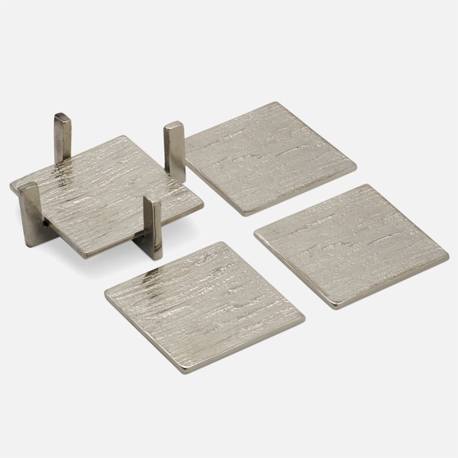 Torre & Tagus Arta Set of 4 Square Coasters 