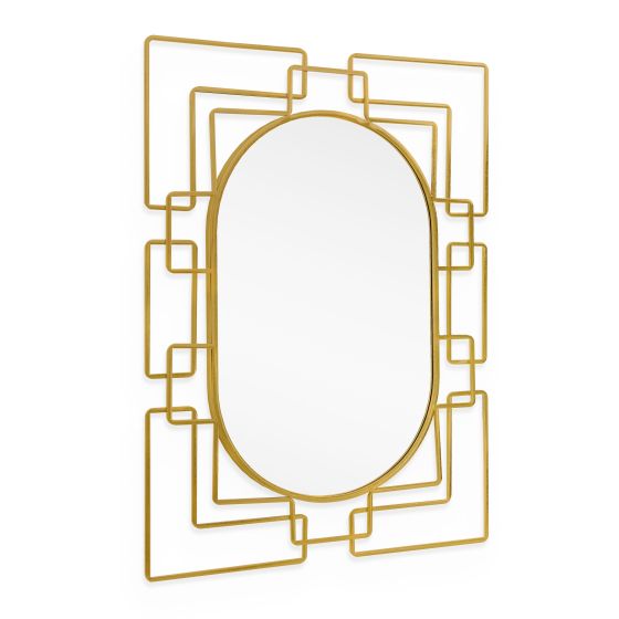Deanna Gold Metal Mirror