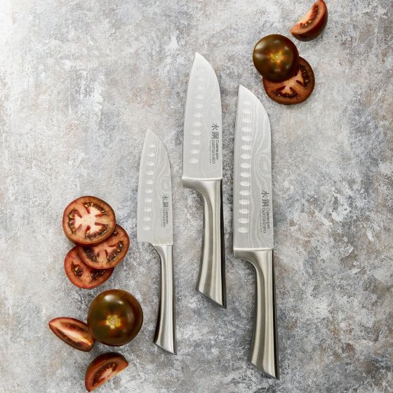 Damashiro Santoku Knife Set 3-Piece
