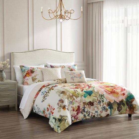 Antique Flower Duvet Cover Set