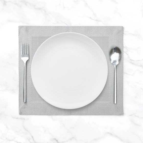 Bordered Square Vinyl Placemat Linen Chest