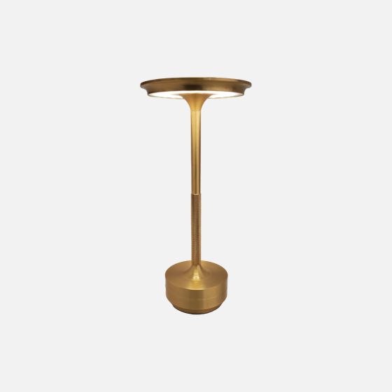 Carole Lampe de table capteur DEL - Laiton Antique