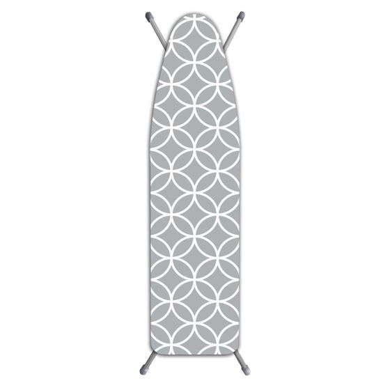 Deluxe Extra-Thick Ironing Board Cover-Pad - Grey