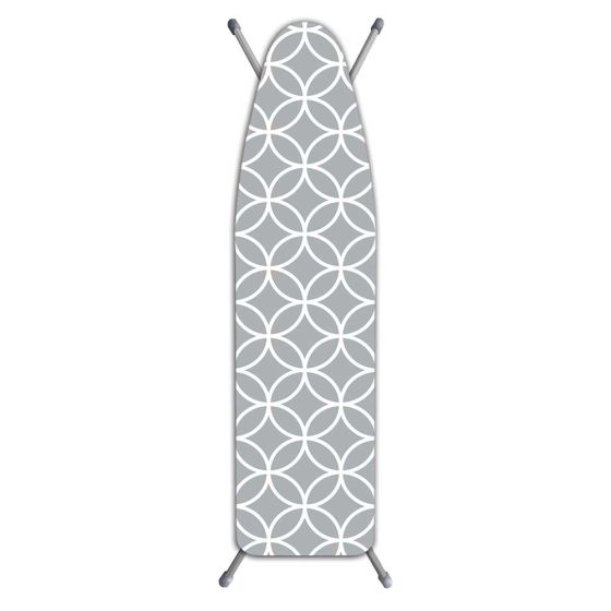 Deluxe Extra-Thick Ironing Board Cover-Pad - Grey