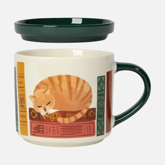 Book Club Lidded Mug