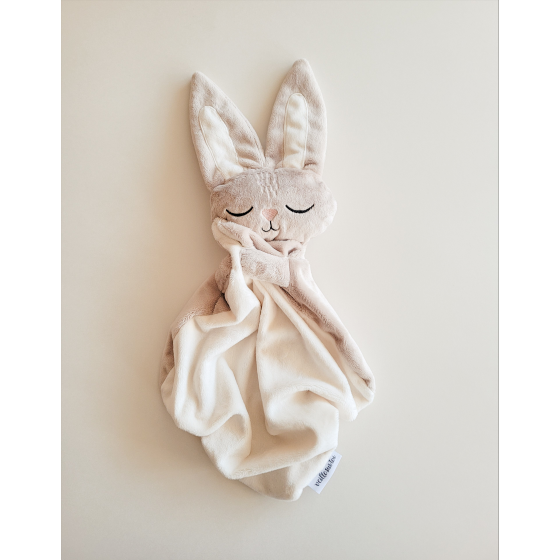 Veille sur toi Doudou pour bébé - Marguerite la lapine endormie