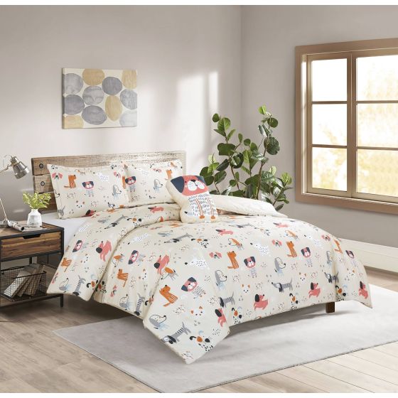 Dogs Duvet Cover Set