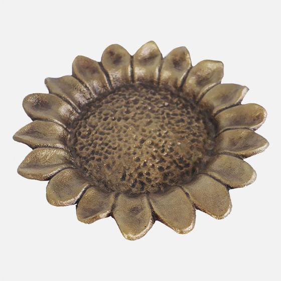 Kozie Lifestyle Flower Plate, 9" - Gold