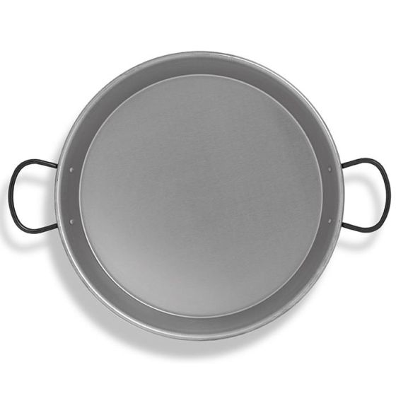 Paella Pan Polished Steel - 38cm by Vaello