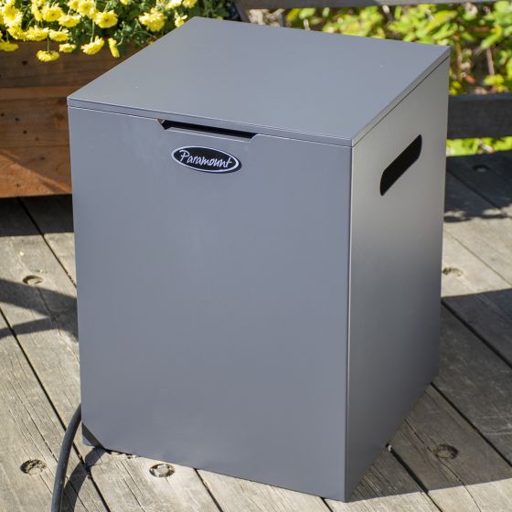 Paramount Cache-bouteille de propane en aluminium, fini aspect béton