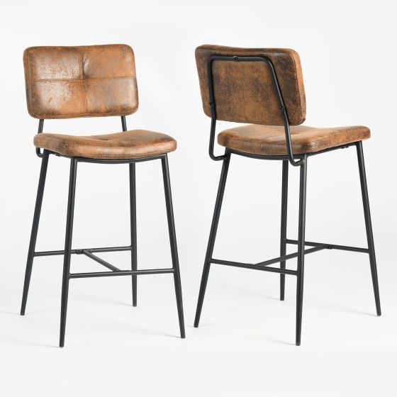 Ensemble de 2 tabourets de comptoir Independence 27,2" en marron